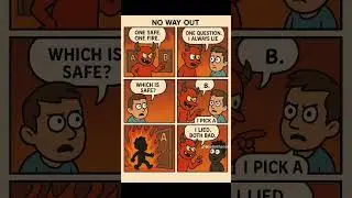 Door A or B? Tricky Burning Hell Game! Choose Wisely! #memes #braingames #dailylaughs #dailymemes