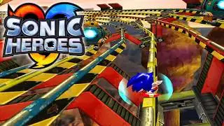 Sonic Heroes - Rail Canyon - Команда Соника [4K 60 FPS]