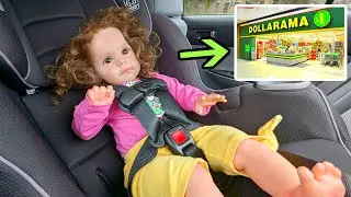 Reborn Doll Road Trip To Dollarstore In Canada
