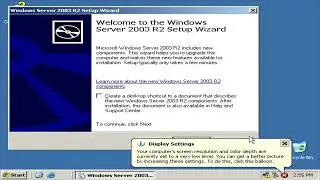 How to install Windows Server 2003 R2 (01)