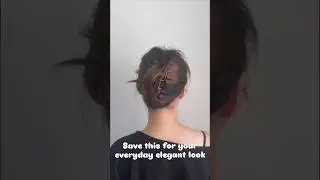 Easy Claw Clip Low Bun ✨ | Elegant Everyday #hairstyle