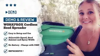 Demo and Review - WORKPROX Cordless Seed Spreader