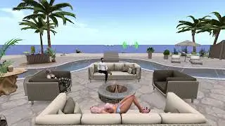 |Second Life Coffee Talk w Pen & Luci| The one where we're Being Lazy at the Lazy River