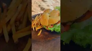 Crispy shrimp burger🍤🍔 I shrimp burger