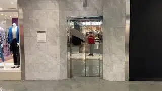 New Cab! Schindler 330A Hydraulic Elevator @ Lakeside Mall, Metairie, LA.