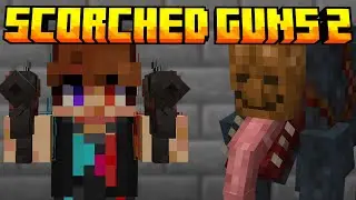 МОД НА ОРУЖИЯ В МАЙНКРАФТ ► 100 дней 100 модов. Обзор мода SCORCHED GUNS 2 #50