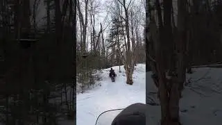 NH Backwoods Trails #snowmobiling #newhampshire #skidoo