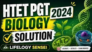 HTET 2024 PGT Biology Paper Discussion | Complete Analysis | Lifelogy Sensei