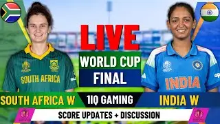 IND W vs SA W LIVE 🏆 | World Cup Final IND Batting Full Inning Score & Commentary