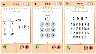 Brain test 5 level 59 Walkthrough Solution 