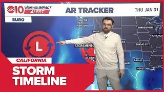 Atmospheric River storm ready to hit California for New Year's Eve | WEATHER IMPACT ALERT