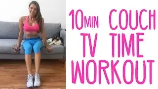 10 Min At Home TV Time Couch Workout | No Equipment Needed | Full Body Workout