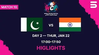 Full Highlights | PAK Vs IND | Match 10 | WCF - Double Wicket World Cup 2026 | Day 2 | M9D1H