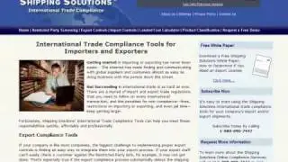 Export Compliance - Restricted Party Screening