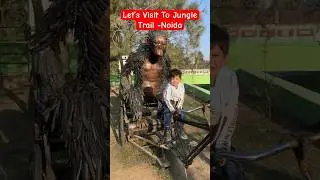 Visit To Jungle Trail -Noida 🦈🦌🦏🦑🦓 #noida  #adventure #shortvideo #shorts #shortfeed #explore