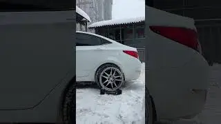 Hyundai Solaris на примерке дисков в 17-ом диаметре #литыедиски #примеркадисков #купитьдиски