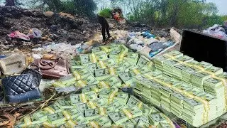 Amazing Lucky Found A lot Money $ and good thing at Trash Place - treasure found