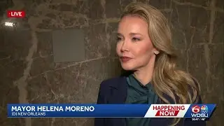 Mayor Moreno speaks with WDSU