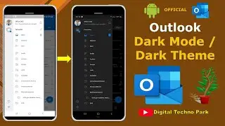 How to Enable Dark Mode on Outlook in Android || How to Activate Dark Mode in Microsoft Outlook