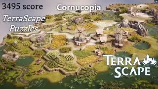 TerraScape (v 1.2.1.13) - Puzzle Terras : Cornucopia - 3495 score (beyond gold medal)
