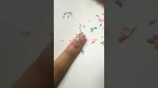 😱🦄🎉💅🏻rainbow sprinkles #nailart #shorts