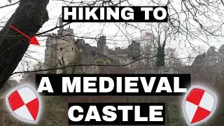 HIKING to a CASTLE in Wallonia -  Montaigle Castle - Fala&euml;n , Onhaye - Visit Belgium #33/589
