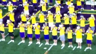 LSU Tiger Band practice at the IFF 