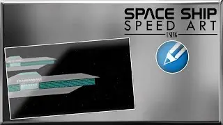 SPACE SHIP SPEED ART - Using Serif Drawplus