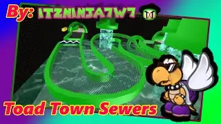 Toad Town Sewers (Custom Track Mario Kart Wii) By: TzNinja7w7