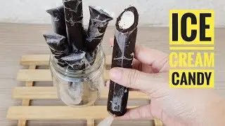 Ice Cream Candy with Magic Shell | Ice Cream Candy recipe | Ice Candy recipe (summer recipe)