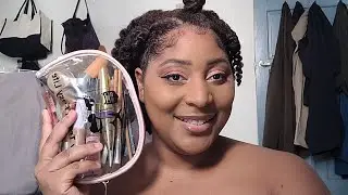 Full face makeup from my small makeup bag 