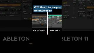 Ableton 11&rsquo;s updated transpose feature explained. #shorts