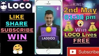 Loco Laddoo 2nd may Afternoon 1:30 Pm || Aaj dopher ka ladoo 2 may || Loco 2 may Afternoon