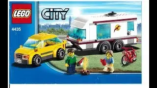 LEGO CITY 4435 assembly instructions Trailer House инструкция Прицеп Дом