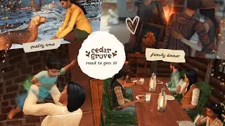 Building A Life Together In Cedar Grove 🍂 Sims 4 Longplay