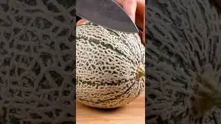 Winter Melon Cutting ASMR | Satisfying Crisp Slice & Juicy Sounds. #shorts  #asmr #satisfying