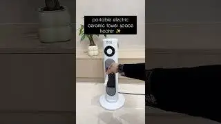 Cold days make cozy with portable ceramic towr heatr🔥#portableelectrickeramictowerspaceheater #short