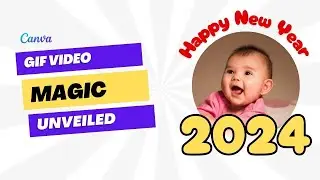 Happy New Year 2024 Gif Video Tutorial