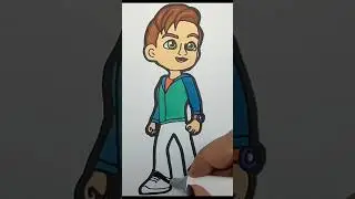 Spidey and His Amazing Friends: Peter Parker Coloring #colouring #marker #peterparker #enjoykids