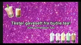 Jeg LAGER buble tea hjemme!🤭🤍 (Julie Constance Tau)