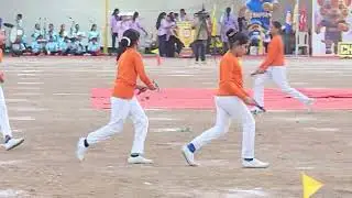 Lezim dance Athleto spectra New Horizon Public School airoli 2025