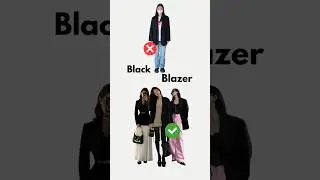 6 Ways To Style A Black Blazer #stylingtips #ulzzangfashion #ulzzang #koreanstyle #outfitstyling