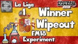 FM18 Experiment - Episode 1 - Year 1 - Winner Wipeout La Liga - EP1 - FM2018