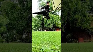 OMG!!! #₹@😯😳@What@a# great flying# kick GWKAI #KARTE #Student kaif# and# sahil