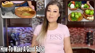 How To Make 4 Different Types Of Salsas | Green & Red | Hilda Chavez