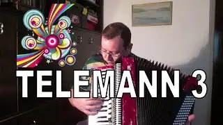 G. P. Telemann Bassoon Sonata Accordion 3rd Movement