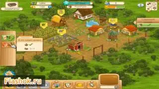 Онлайн игра BigFarm  Видео обзор флеш игры Большая Ферма