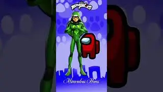 Miraculous characters as among us