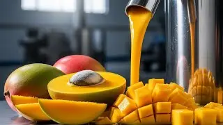 Inside a Modern Mango Juice Factory: From Fresh Mangoes to Bottled Juice (Full Process)