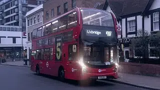 Full Route Visual | Route N207 | Holborn, Red Lion Square to Uxbridge | 2003 YX19ORJ